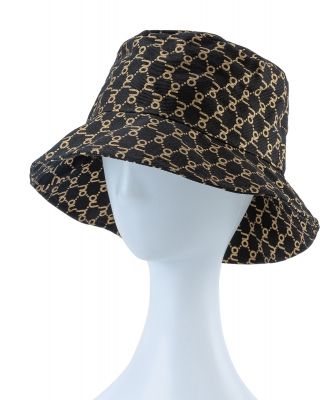 Multi Pattern Bucket Hat HA320097 Black
